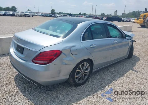 2017 Mercedes-Benz C 300 Luxury/Sport из США, поврежденный, VIN 55SWF4JB1HU179970